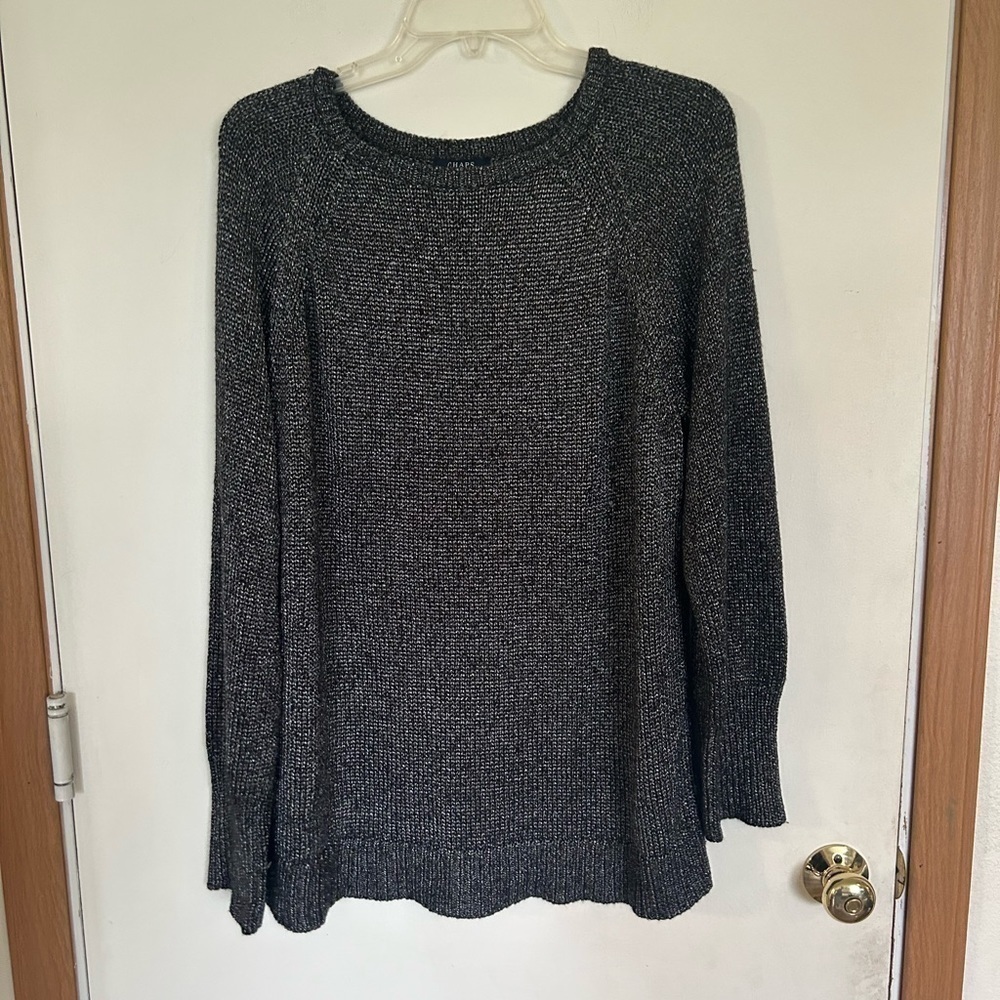 Chaps 3X ladies beautiful heavy acrylic, blend sweater